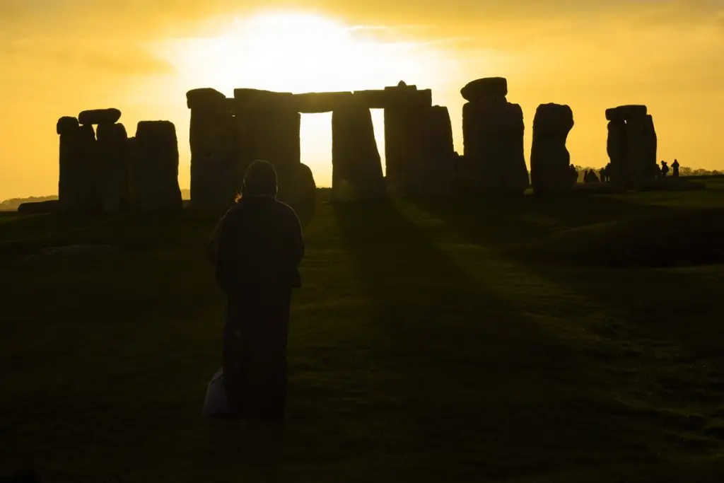 Stonehenge druids monuments and sunsets