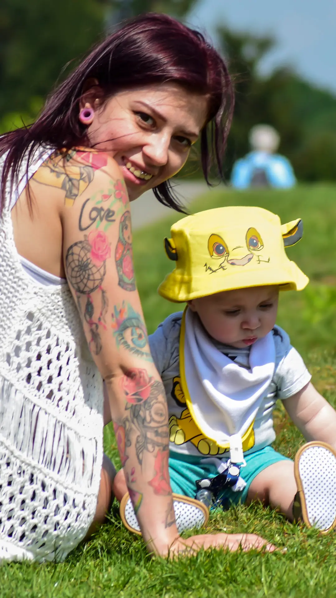 King-sii and Gemma at Bradgate park