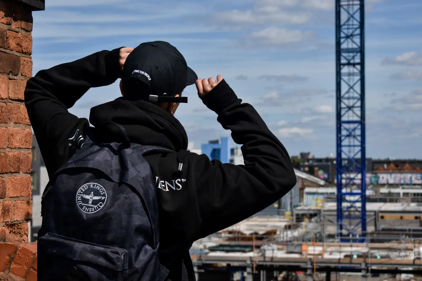 United Kings and Queens backpack and hoodie